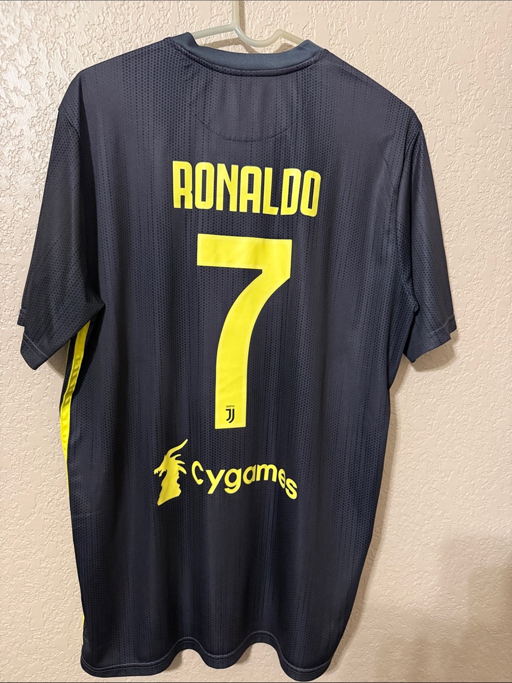 adidas Ronaldo #7 Jersey - Black and Yellow
